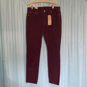 Levi’s Strauss maroon corduroy 32 x 32 pants
